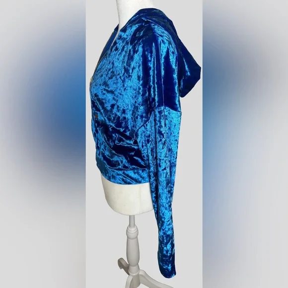 Fabletics Sapphire Velvet Hoodie - Picture 4 of 9
